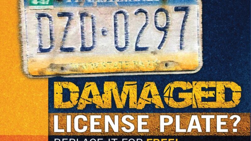 FREE License Plate Replacement Event – Western Cumberland County