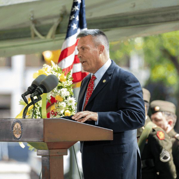 Slide show of gold star memorial dedication