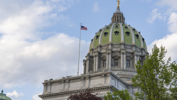 Senators Greg Rothman, Patty Kim Presented American Flag To Be Flown Above State Capitol