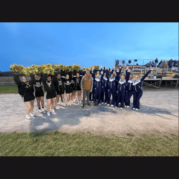 Sen. Rothman attends the Halifax homecoming game; he conducts the official coin toss, meets the homecoming court, poses with the Wildcat mascot and met constituents.